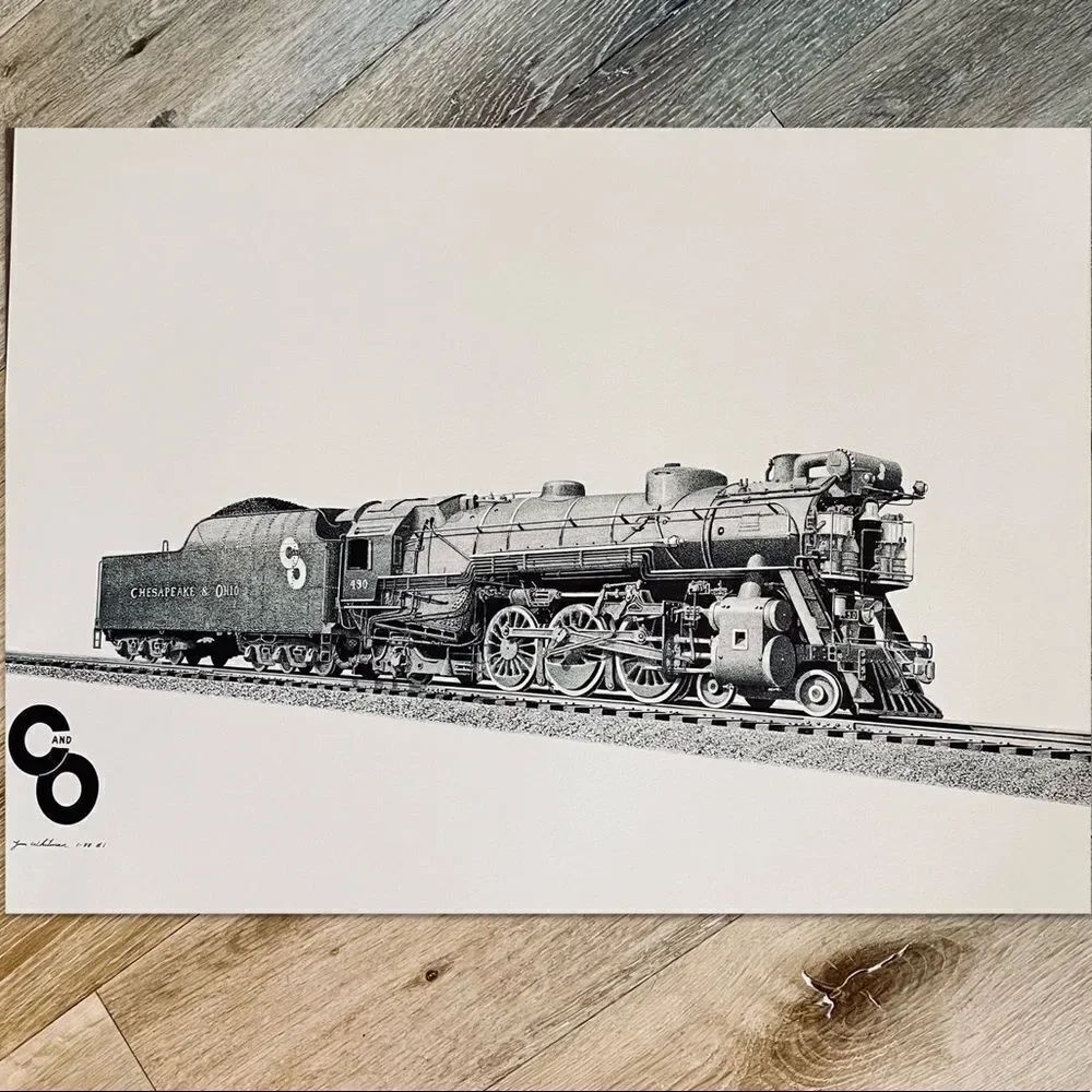 Chesapeake & Ohio Railway 490 Train Prints